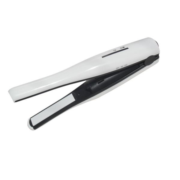 Mini Cordless Rechargeable Hair Straighteners Ceramic Plate Straightener