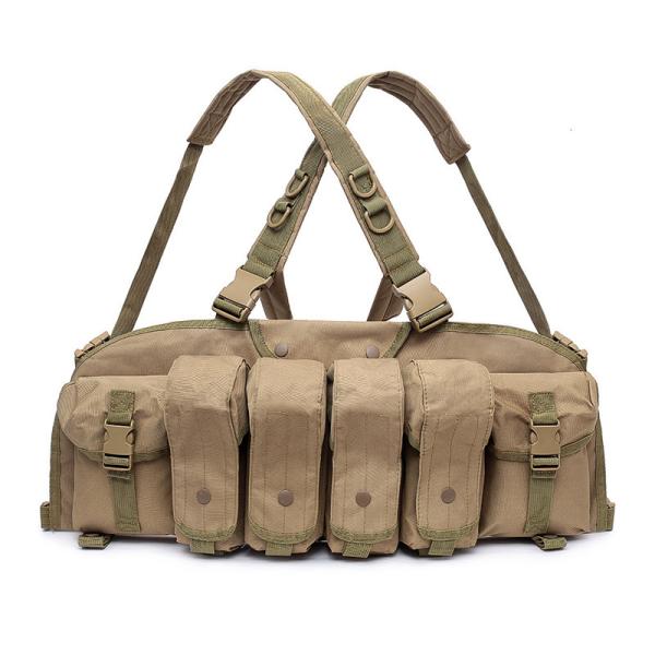 Nylon Polyester AK Tactical Vest Camouflage Interior Compartment