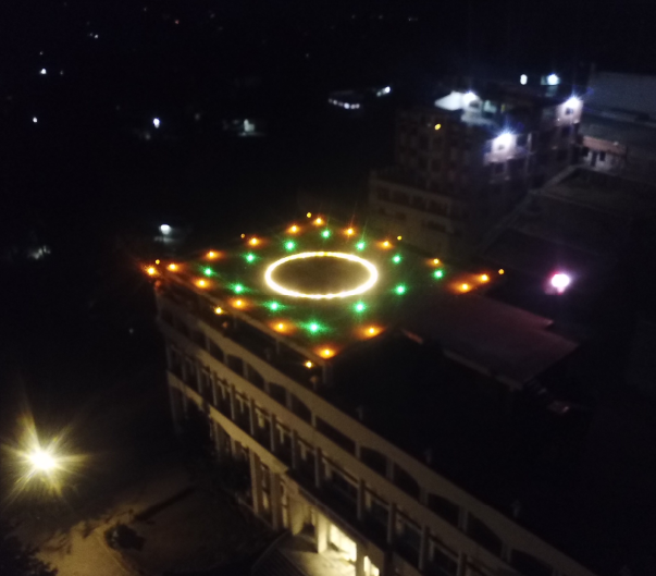 IP66 Waterproof Heliport Elevated Light with 100,000 Hours Lifespan and 360° Beam Angle