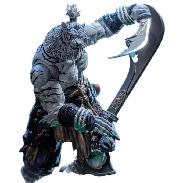 Resin 1/12 Scale Furay Planet Blade Master Weng Tiger Action Figure White Version