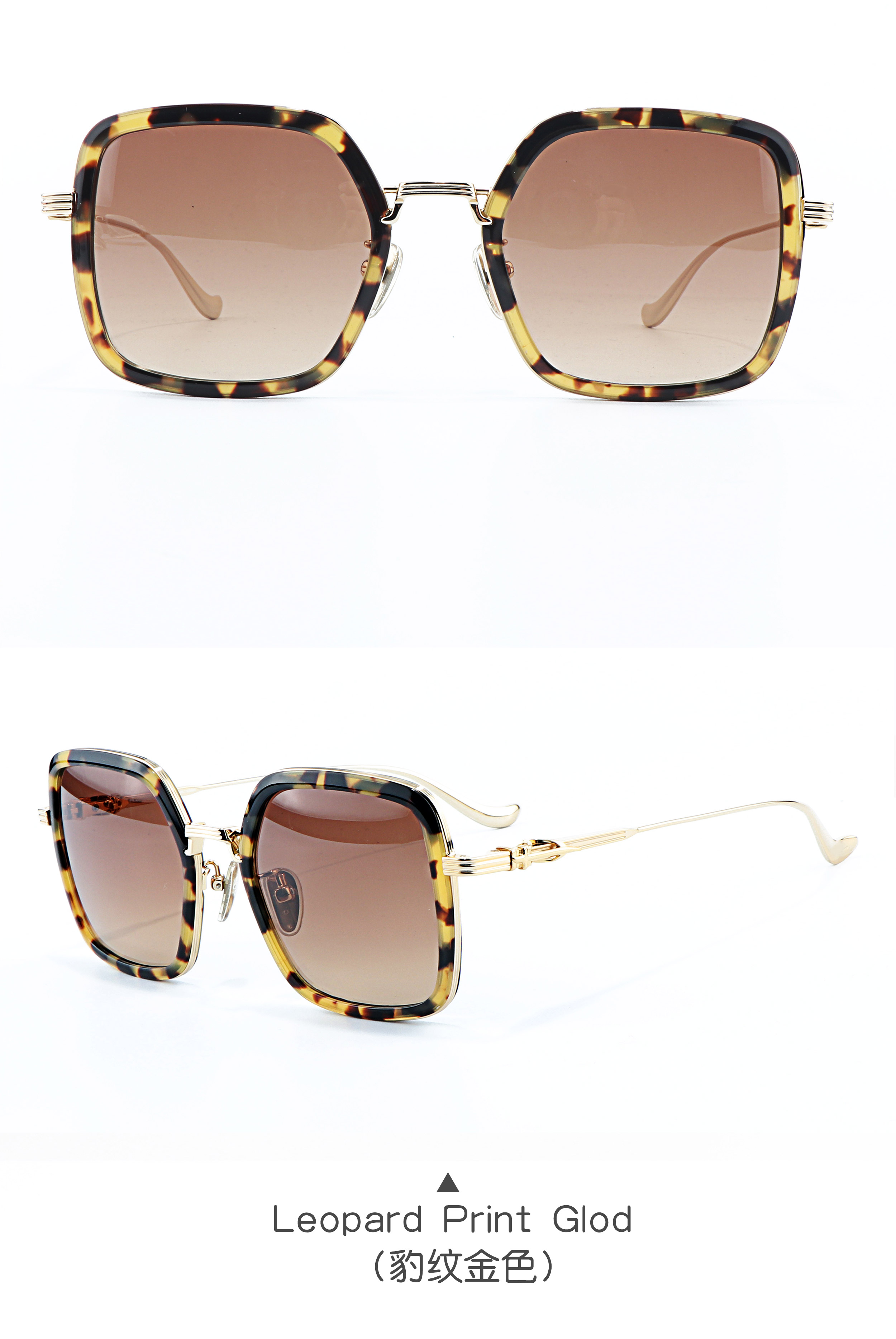 Luxury Men Women Color Party Sun Glasses Lenses Designer Red Leopard Outdoors Beach Street Oversize Customizable Sunglasses Logo