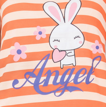 Soft Women'S Sleeveless Pajama Sets / Summer Pj Sets With Orange Short Pants