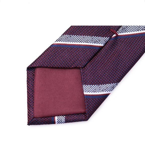 Mens Fashion luxury 100% silk wine  neck tie for dress shirt