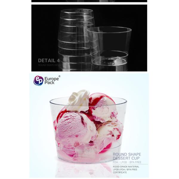 2019 popular disposable plastic fruit salad cup with FDA BPA FREE