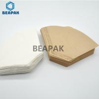 Permeabilidad de agua de grabación en relieve firme sin blanquear del filtro de café del papel del cono buena