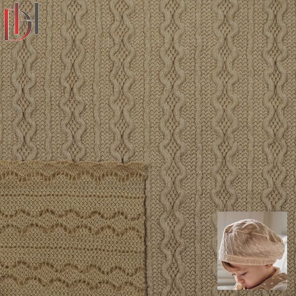 Winter Clothing Woven Jacquard Fabric Breathable Jacquard Polyester Fabric