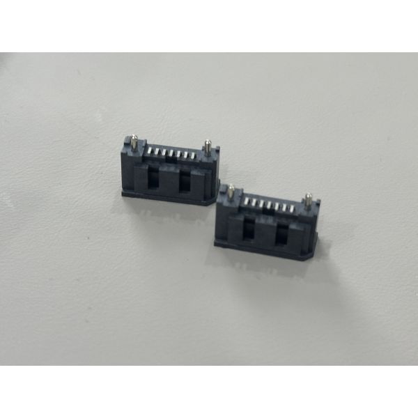 2.0mm Pitch PCB Male Signal Power Connector with Positioning Pegs Through Hole Electrical Terminals, Customization for Automotive Wire Harness, Server Board Transmission Applications, industrial equip