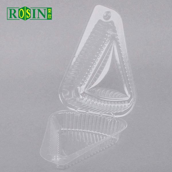 Triangular PET Plastic Bakery Packaging Cake Packaging Plastic Box Transparent
