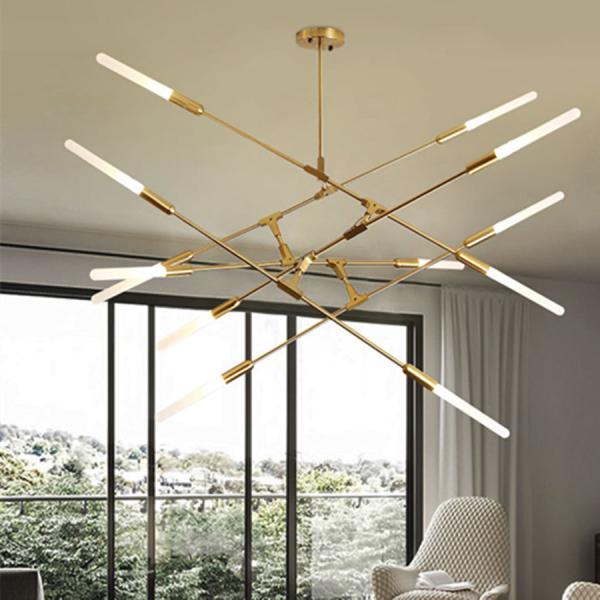 LED Sputnik Chandelier Lighting For Studio Living Bar Kitchen suspension light Dawn Chandelier(WH-MI-186)