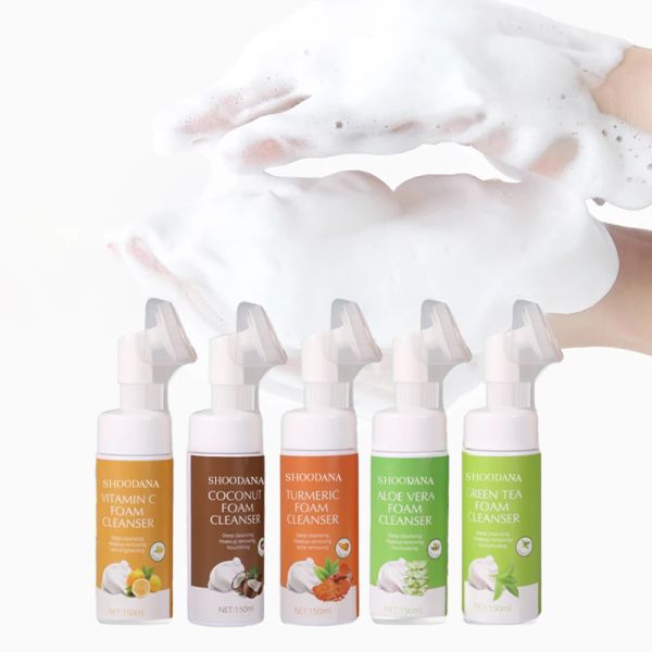 SHOODANA Turmeric Amino Acid Face Balm with Brush Aloe Vera Lightening Acne Care Multi-Form Facial Balm From Guangdong