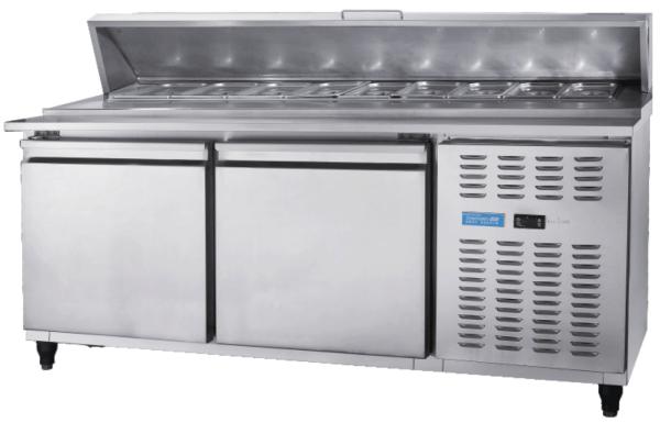 110V 60HZ 1/2/3 portas sob o congelador de refrigerador contrário para o hotel da cozinha, refrigerador de Undercounter
