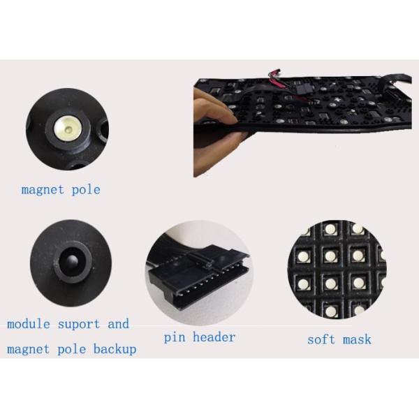 P2 Flexible Led display with module of 240x120mm for archiving irregular shape display
