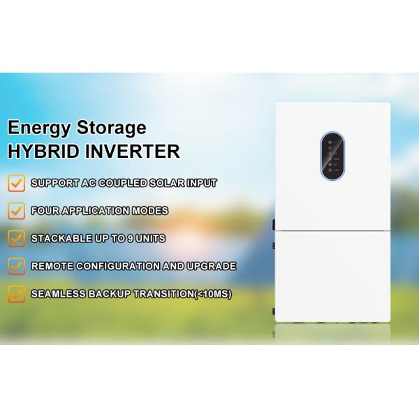 48V 8kw 10kw Dual Output Solar Inverter RS485/CAN/USB Communication Interface 50Hz/60Hz Pure Sine Wave On/Off Grid