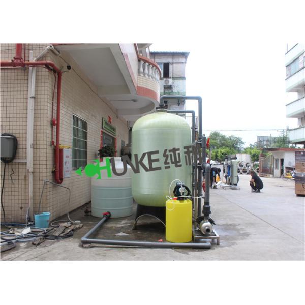 Commercial 10 Ton Reverse Osmosis Water System / RO Water Purification Equipment For Deep Well Water
