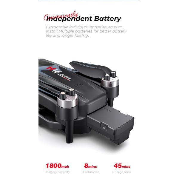 H16 Mini RC Drone HD Камера Wifi Fpv Бесшовный складной квадрокоптер Профессиональные дроны Игрушки для детей 14Y+