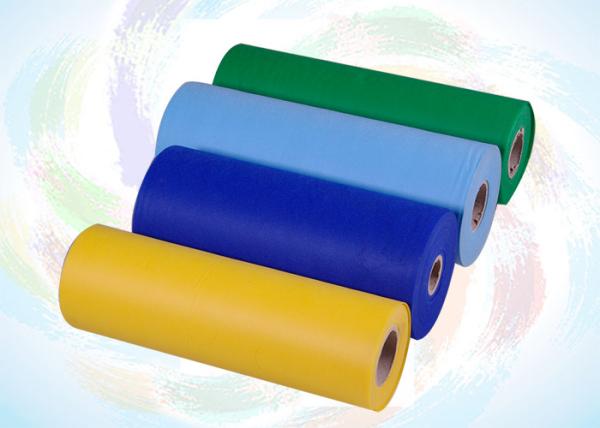 Recycling Colorful PP Spunbond Non Woven Fabric Rolls Waterproofing Materials