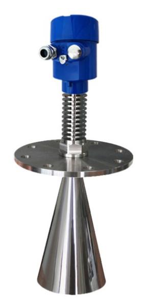 NYRD803S 6.8GHz Heat Resisting Digital Radar Level Transmitter of Horn Antenna 35m HART Radar Level Gauge for Liquids