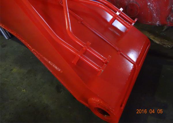 Braço longo do alcance da máquina escavadora de Doosan DX 480 14,34 medidores resistente para o porto de dragagem
