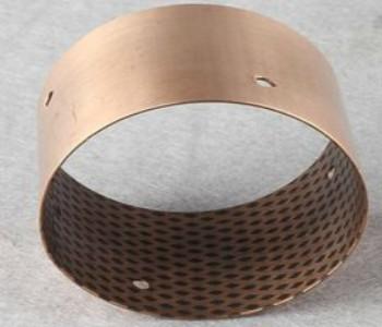 Industrial FB092 Sliding Bush , Injection Hole Bronze Bearing Chemical Resistance
