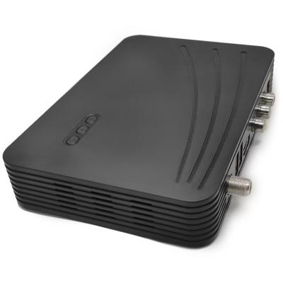 O BASTÃO que do ajuste da imagem a tabela STB promove a porta de série Dvb C ajustou a caixa superior Digi