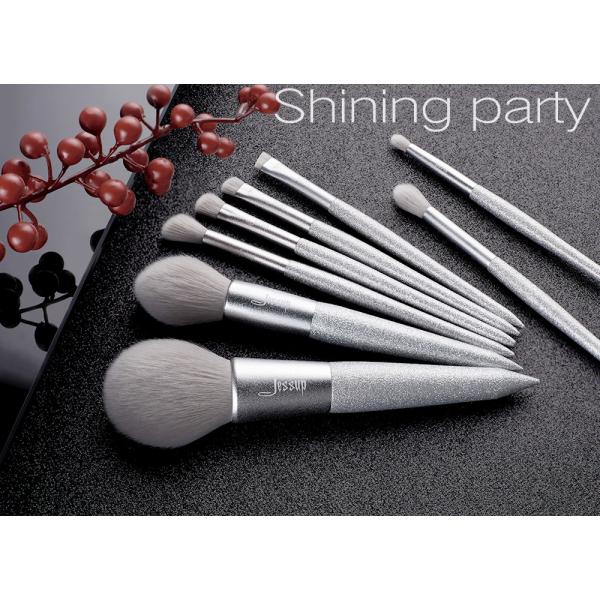 Jessup 8pcs Basic Makeup Brushes Set Faux Squirrel Hair