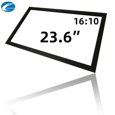 Kit interactif de recouvrement de panneau de cadre d'écran tactile de 23,6 pouces
