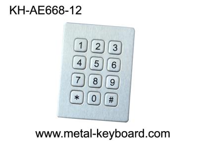 Teclado numérico numérico do metal IP65 industrial, anti - teclado numérico numérico do vândalo com longa vida