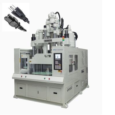120 Ton Low Workbench Rotary Table Vertical Injection Molding Machine For Making AC power cord