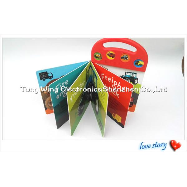 Toy книга звука кнопки тележек, взаимодействующие ядровые книги для детей