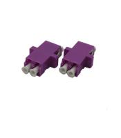 LC - adaptador da fibra ótica do LC DX, adaptadores do conector da fibra ótica do material plástico