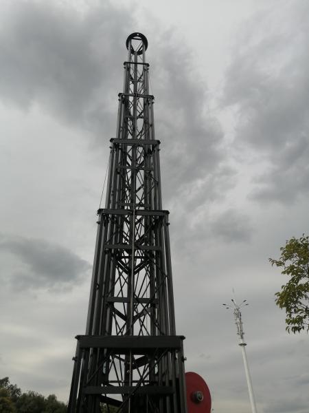 Portable Winch Up Aluminum Outdoor 70ft Guyed Cell Tower Truss Tower Mast Lightweigh