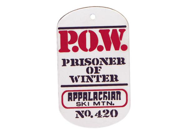 Zinc Alloy, Iron, Brass P.O.W. Personalised Dog Tags, Laser Engraved Custom Made Dog Tag