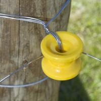 Isolador preto de Polyrope dos isoladores circulares de Ring Corner Post Electric Fence
