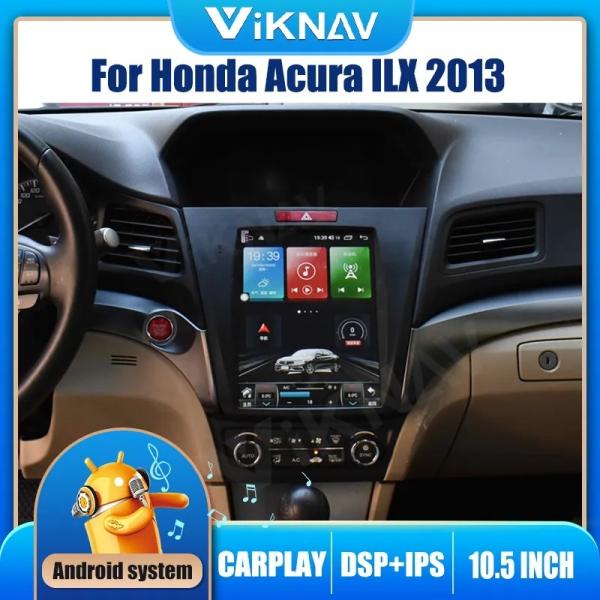 10.4 дюймовый сенсорный стерео для 2013 года Acura ILX 128G навигация GPS мультимедийный DVD-плеер Android беспроводной Carplay