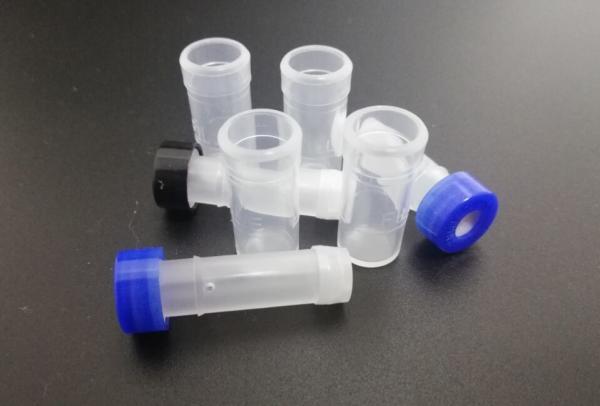 tubos de ensaio azuis do filtro dos tubos de ensaio da amostra 2ml septo do silicone do tampão PTFE do pescoço do parafuso de 12 x de 32mm