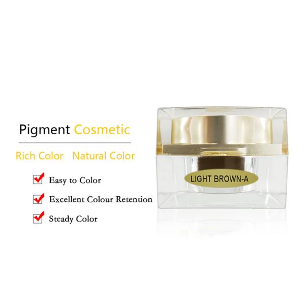 Макияж брови Microblading постоянный пигментирует сливк чернил татуировки карандаша для глаз