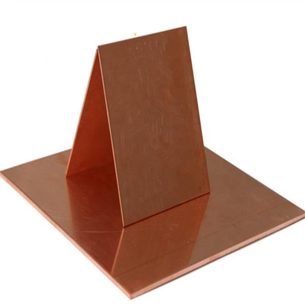 JIS H3250 ASTM B152M 99.99 Pure Copper Plate Sheet 8mm 10mm 20mm