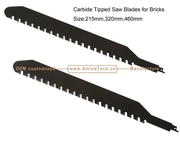 Carbide Tipped Saw Blades for Bricks Size:215mm,320mm,460mm,Reciprocating