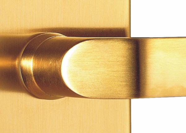PVD Gold Modern House LOCK Hotel Fechadura de entrada com cartão / cartão aberto