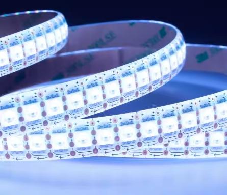 Lumière à bande LED blanche chaude SMD 2835 Bandes lumineuses DC 24V 10mm 12mm Décoration de l'éclairage PCB