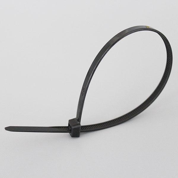 DM-7.6*550mm Factory direct sale nylon plastic unturned cable ties with full cable tie sizes black zip ties