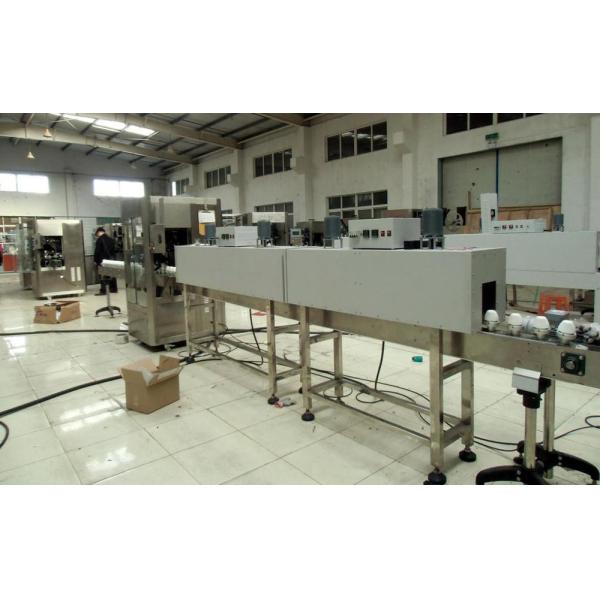 Silver Shrink Sleeve Labeling Machine With Man - Machine Controlling Technology