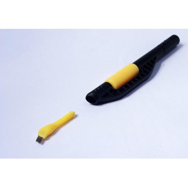 Карандаша для глаз губ брови макияжа ручки 3D горячей продажи устранимая microblading ручка татуировки постоянного ручная с лезвием 14pin