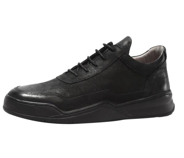 Calçados casuais de couro masculino de outono / primavera Calçados de couro castanho feitos à mão