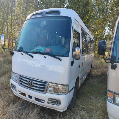Used gasoline Toyota Coaster Bus City Shuttle 21 Passenger