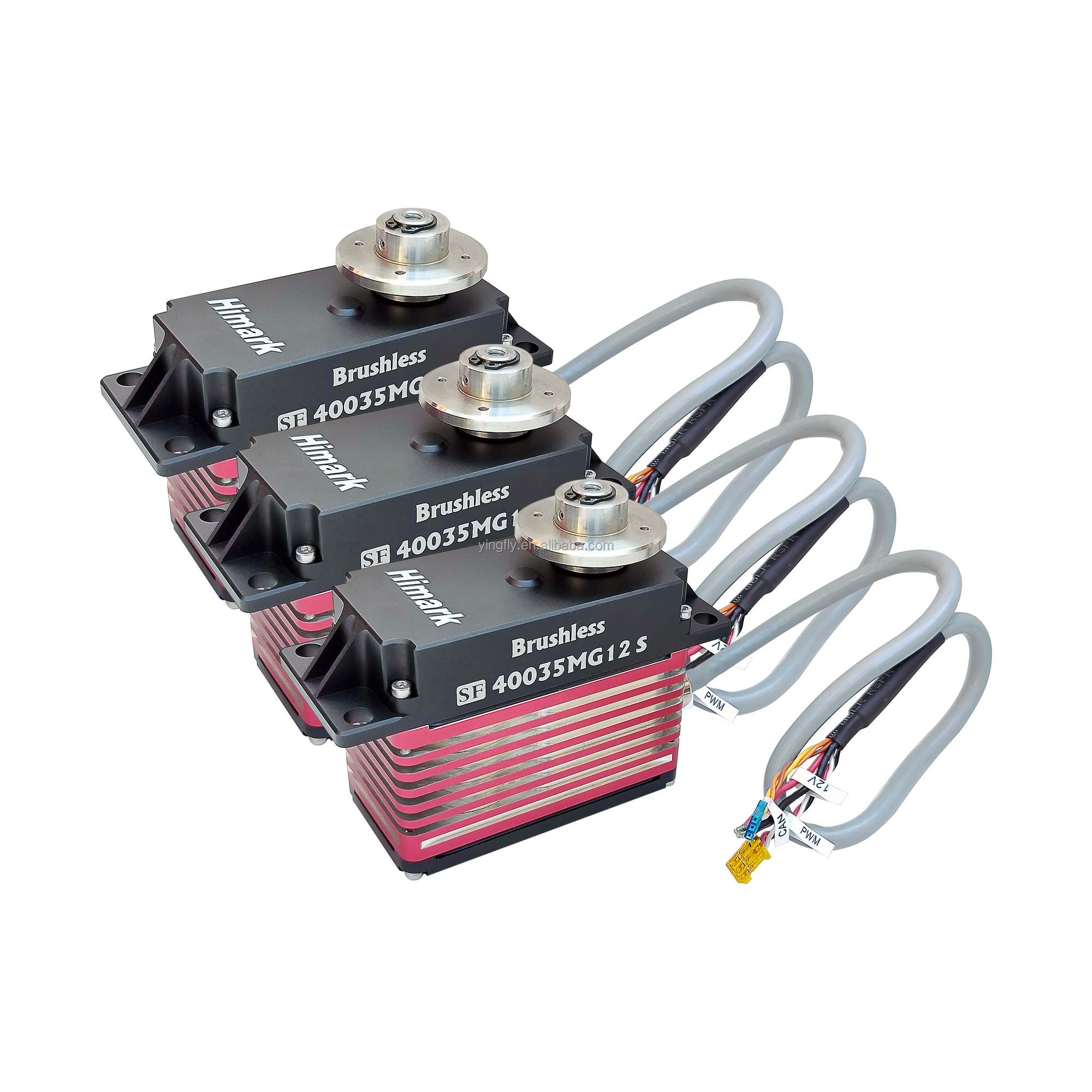 Brushless Digital Feedback Servo 400kg 12V 24V 28V Servo Motor SF40035MG