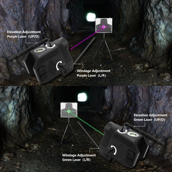 Shotgun Laser Sight Purple and Green Laser Light Combo 500 Lumens