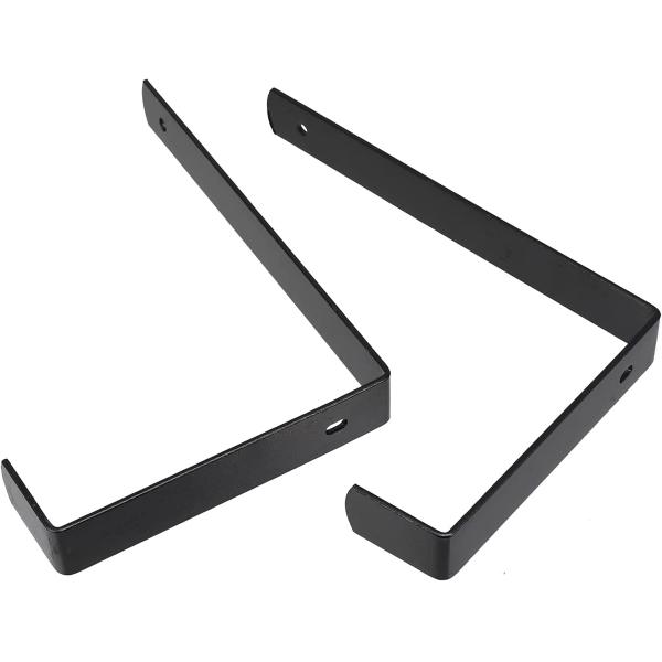 Чёрный порошок покрытый цветочной коробкой держатель тяжелой работы плантатор коробки крепление для установки на стену