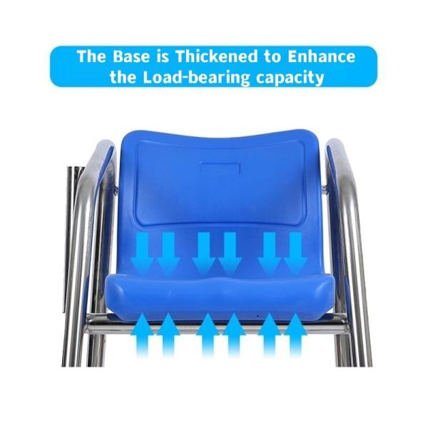 Стул Sliver+Blue личной охраны нержавеющей стали аквапарк 304 Rts другое оборудование игры воды