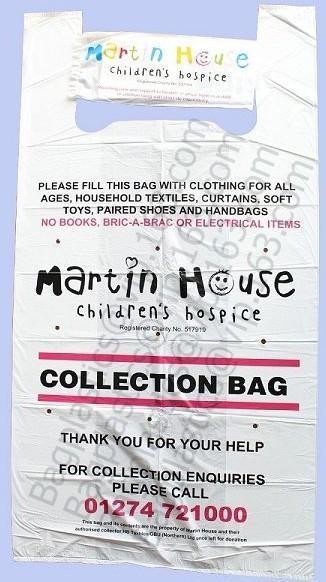 Compostable Donation Bags charity sacks, charity bags, charity donation Bags, jumbo vest carrier, clothe donate bags